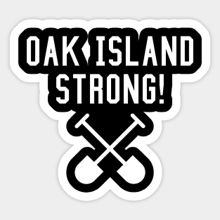 I love Oak Island Sticker